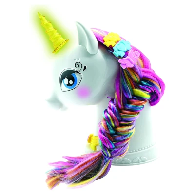 Afbeelding van Mijn magische interactieve stylingkop eenhoorn met accessoires, geluid en lichte effecten