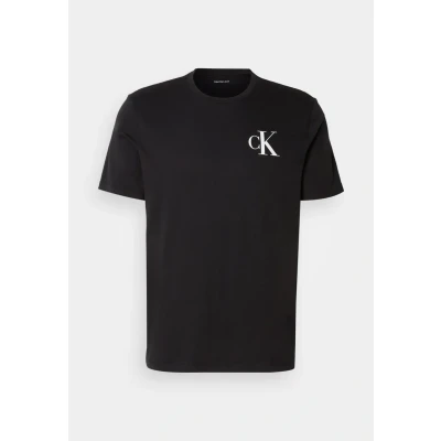 Afbeelding van Calvin Klein Jeans LEFT Chest LOGO TEE Tshirt basic, Heren, Maat: XS, Black