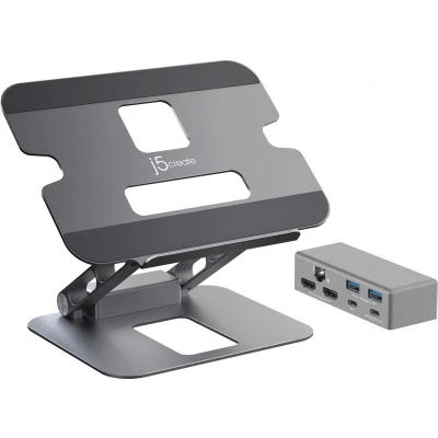 Afbeelding van j5create JTS427 N Multi Angle Dual 4K Docking Stand