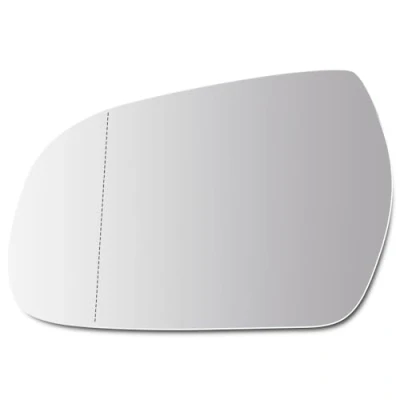 Afbeelding van SENZEAL Spiegelglas Links Bestuurderszijde Verwarmd met Dragerplaat voor Audi A3 8P A4 8K B8 A5 8T 8K0857535F (Links)