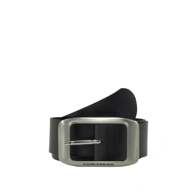 Afbeelding van TOM Tailor Ttamy Riem, Dames, Maat: 80, Black uni