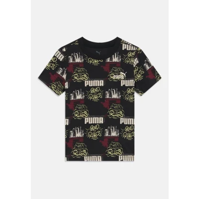 Afbeelding van Puma TEE Unisex Sport Tshirt voor kinderen, Maat: 140, Black