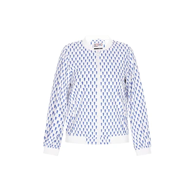 Afbeelding van myMo ATHLSR Tussenjas blauw / wit