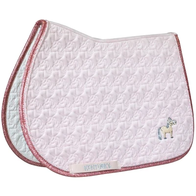 Afbeelding van Zadeldek PONY Roze Springen