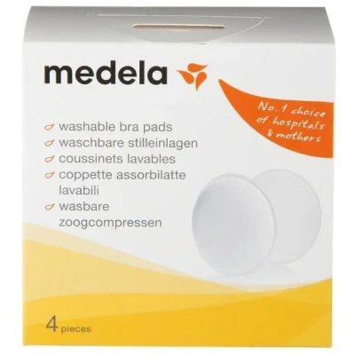 Afbeelding van Medela Zoogkompressen Wasbaar 4 stuks
