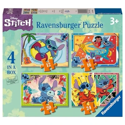 Afbeelding van Ravensburger Legpuzzel Stitch, 4in1