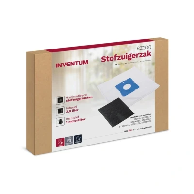 Afbeelding van Inventum Sz300 4X Stofzak 3L + Filter