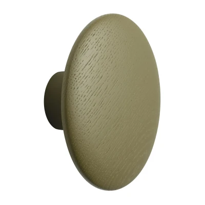 Afbeelding van Muuto The Dots kledinghaak brown green Ø13 cm