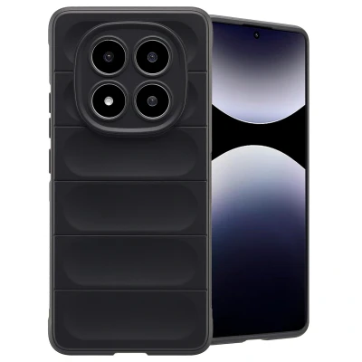 Afbeelding van Xiaomi Redmi Note 14 Pro 5G Hoesje Siliconen en TPU (zacht) imoshion Softcase/Backcover Zwart Telefoonhoesje