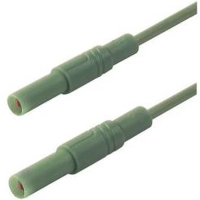 Afbeelding van SKS Hirschmann MLS SIL GG 100/1 Veiligheidsmeetsnoer [Banaanstekker 4 mm Banaanstekker mm] 1.00 m Groen 1 stuk(s)