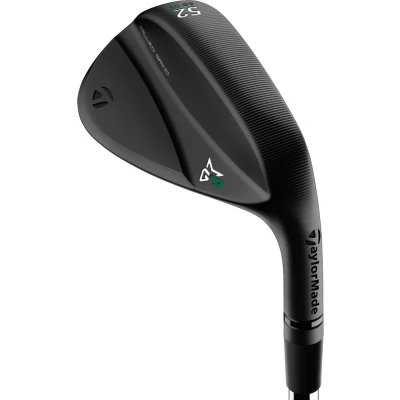 Afbeelding van TaylorMade Milled Grind 4 Wedge (steel shaft) 2023 Zwart Rechtshandig 52 Loft 09 Bounce