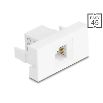 Afbeelding van Delock Easy 45 Modul RJ12 Buchse zu UTP weiß HQ product