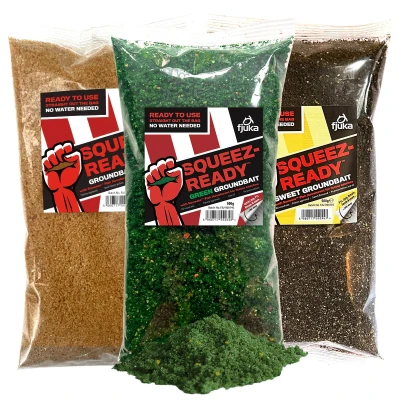 Afbeelding van Fjuka Squeez Ready Groundbait Green (200g) Lokvoer