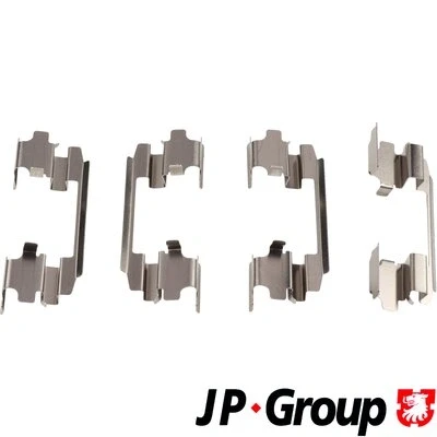 Afbeelding van JP GROUP 4064004210 Accessoireset, schijfremblok Vooras NISSAN: X Trail (T30) 2.2 dCi 4x4, 2.0, dCi, 2.0 Di 2.5 4x4 2001 2013