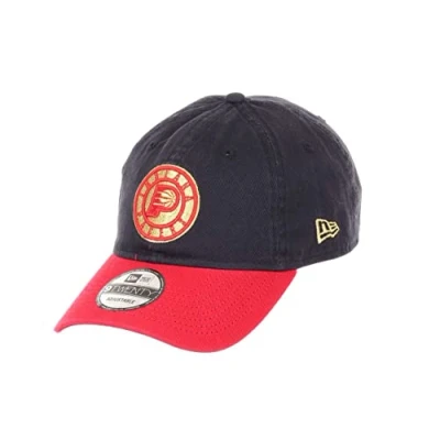 Afbeelding van New Era Indiana Pacers NBA Team Navy Red 9Twenty Unstructured Strapback Cap One Size