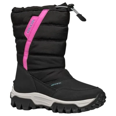 Afbeelding van Geox J Himalaya Girl B Ab, laarzen voor meisjes, Zwart, fuchsia, 31 EU