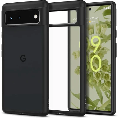Afbeelding van Spigen Ultra Hybrid, Housse, Google, Pixel 6, 16,3 cm (6.4&quot;), Noir, Transparent