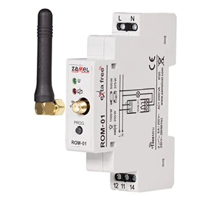 Afbeelding van Intelligent draadloos, modern, energiebesparend, zorgvuldig afgewerkt, kleine universele multitasking, betrouwbaar met groot bereik, hoogwaardige draadloze modulaire ontvanger, 1 kanaals ROM 01 Exta