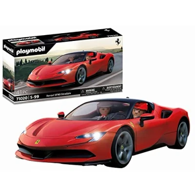 Afbeelding van Playmobil Modern Ferrari SF90 Stradale 71020 Speelgoedautootje voor kinderen, Maat: One Size, Multi coloured
