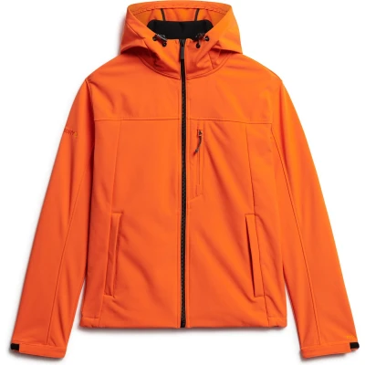 Afbeelding van Superdry HOODED SOFT SHELL TREKKER JKT Heren Jas Oranje Maat 3XL