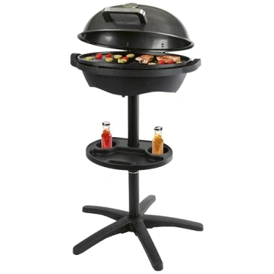 Afbeelding van ProfiCook elektrische grill binnen &amp; buiten rookvrij 2400W voor balkon temperatuurweergave 2in1 stand/tafelgrill elektrisch PC BQS 1303