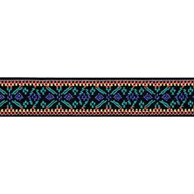 Afbeelding van Prym Multi Lila Bloem Ontwerp Gedessineerd Kleur Elastiek 25 mm, 7 meter lang, Polyester, 15 x 3 cm