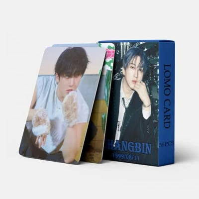 Afbeelding van 55 stuks Stray Kids fotokaarten ATE Cards nieuw album kaarten SKZ BangChan/Felix/ChangBin/HyunJin/Han/Lee Know/I.N Mini Merch Photo StrayKids poster voor fans (ChangBin)