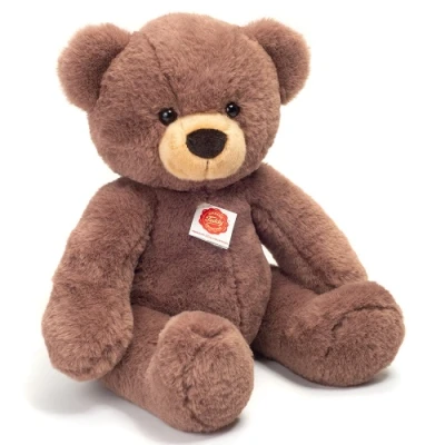 Afbeelding van Hermann Teddy Knuffeldier beer Mikai zachte pluche stof premium kwaliteit knuffels bruin 40 cm Beren
