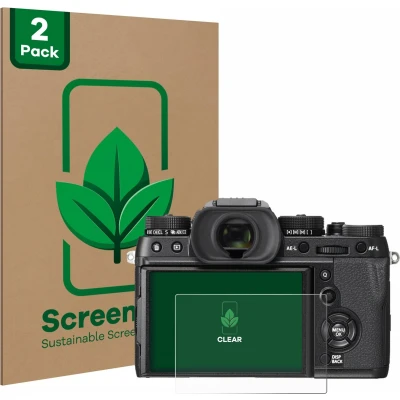 Afbeelding van ScreenLeaf Screenprotector voor Fujifilm X T2 Duurzame schermbescherming Folie Beschermfolie transparant (2 Stuks)