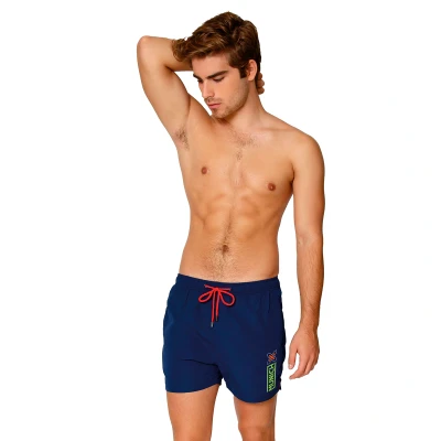 Afbeelding van Kort Zwempak Met Gaasvoering MUHARBOURNAVY02 Man Maat 2XL