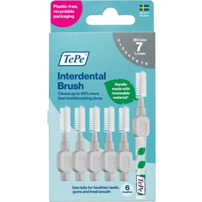 Afbeelding van Tepe Interdentale ragers original grijs 1.3mm maat 7