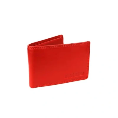 Afbeelding van Massi Miliano Portemonnee ( klein Model) Unisex Nappa leer Rood (RG 2501 6) Billfold 10x2x75 CM