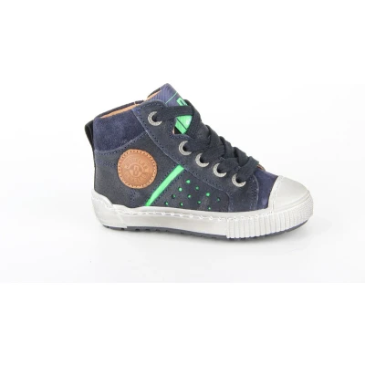 Afbeelding van Develab 45659 jongens veterboots sportief maat 22 blauw