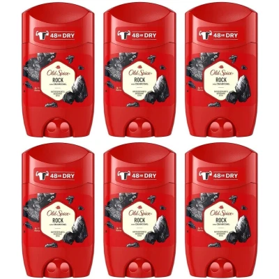 Afbeelding van 6x Old Spice Deodorant Stick Rock 50ml