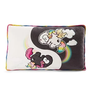 Afbeelding van Rechthoekig Kussen Eenhoorn Rainbow Yin &amp; Yang 43x25cm