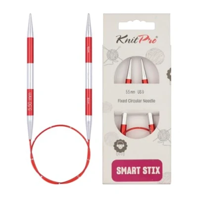Afbeelding van KnitPro SmartStix rondbreinaalden 40cm 5.50mm.