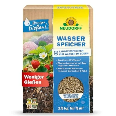 Afbeelding van Neudorff Waterreservoir: natuurlijke langdurige opslag bespaart tot 35% meer water voor rijke oogst en bloei. Vermindert droge stress, 2,5 kg