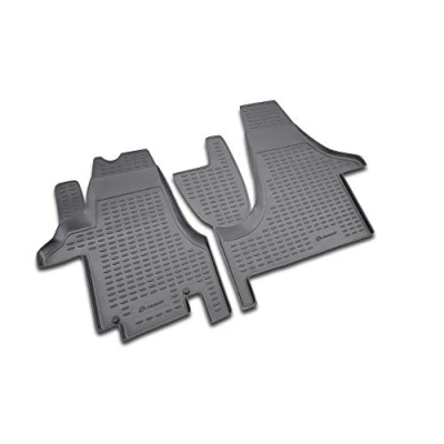 Afbeelding van Element Rubbermatten voor VW Transporter 2004 2015, 2 delig, zwart