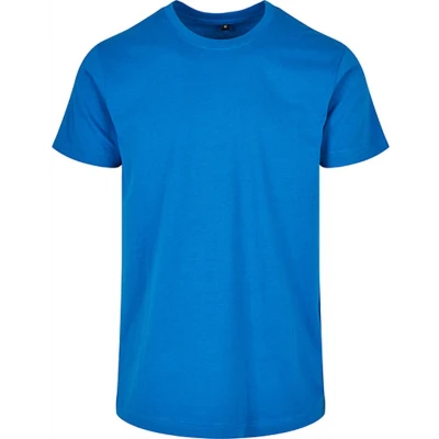 Afbeelding van Herenshirt &#039;Basic Round Neck&#039; met korte mouwen Cobalt Blue 5XL