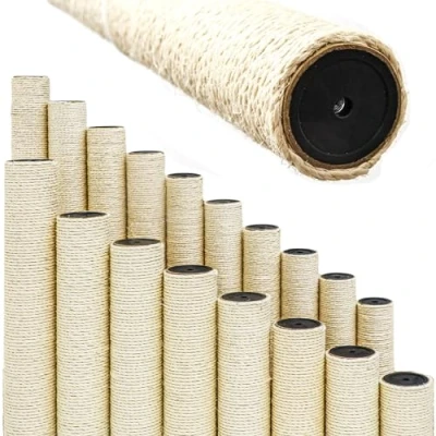 Afbeelding van Eyepower sisal zuilen echt binnenschroefdraad M8/M10 in verschillende lengtes Optioneel accessoire, Sisalsäule 40cm (M8)