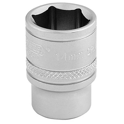 Afbeelding van Draper 16540 3/8 Inch Vierkante Aandrijving 6 Punt Metrische Socket, 14mm Grootte