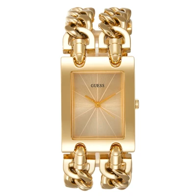 Afbeelding van GUESS dames Mod Heavy Metal horloge W1117L2 in de kleur Goud