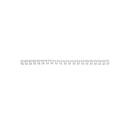 Afbeelding van Draadrug GBC 14mm US/21rings A4 zilver 100stuks