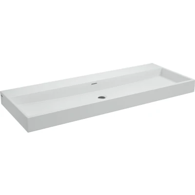 Afbeelding van Wastafel Clou Wash Me 110x42x8 cm Keramiek Wit
