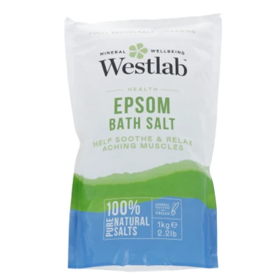 Afbeelding van Westlab Badzout Epsom Herstellend, 1k gram