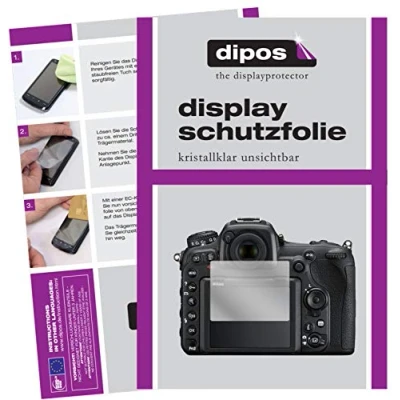Afbeelding van dipos 6x Beschermfolie geschikt voor Nikon D500 Krasbestendige &amp; heldere Screenprotector Ultra Thin