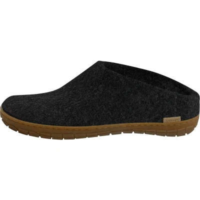 Afbeelding van Glerups Pantoffels, Maat: 35, Anthrazit Wol