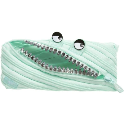 Afbeelding van ZIPIT Grillz pennenetui voor jongens etui maximaal 30 pennen, machinewasbaar gemaakt van één enkele lange ritssluiting! (mint)