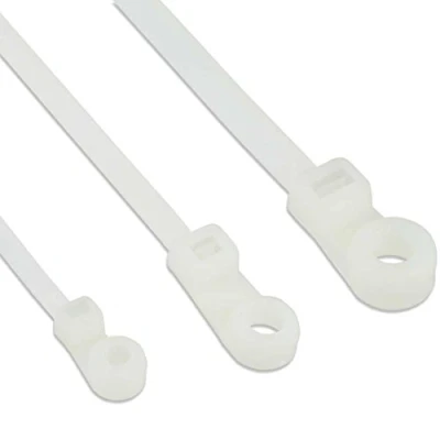 Afbeelding van Tie wraps 120 x 2,5mm / transparant met montagegat (100 stuks) InLine