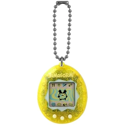 Afbeelding van Bandai Tamagotchi Original Color Collection Yellow virtueel elektronisch dier interactief speelgoed in het Italiaans kleur geel voor kinderen vanaf 8 jaar 46008